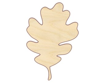 Oak Leaf - Unfinished Wood - Fall Crafts - 170458