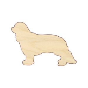 Cavalier King Charles Spaniel - Unfinished Wood - 160608