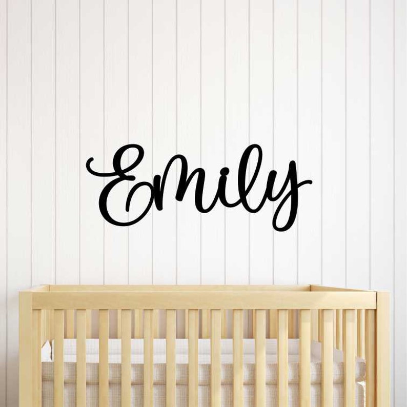Wood Name Sign Painted Name Sign Unfinished Wood Name Etsy