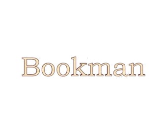 Wood Letters and Numbers - Wood Names - Wooden Names - Wall Letters - Bookman Font - 150122