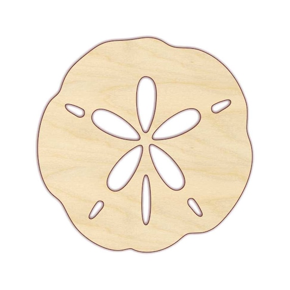 Sand Dollar  Wood Diy Crafts - Unfinished Wooden Blank Wood