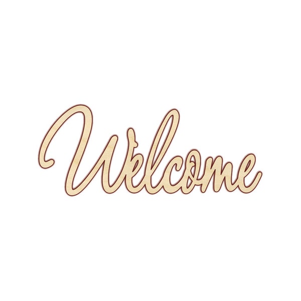 Welcome Sign - 170283 - Wooden Welcome - Wood Sign