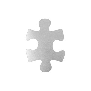 Puzzle Piece Aluminum Blanks - Stamping Blanks - Stamping Supplies - Laser Cut Aluminum Blanks - 170577