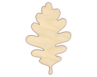 Oak Leaf - Unfinished Wood - Fall Crafts - 170459