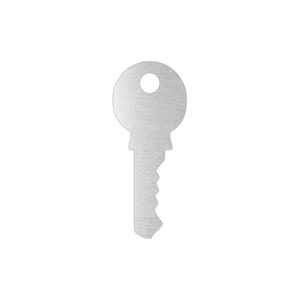 Key Aluminum Blanks - Stamping Blanks - Stamping Supplies - Laser Cut Aluminum Blanks - 170583