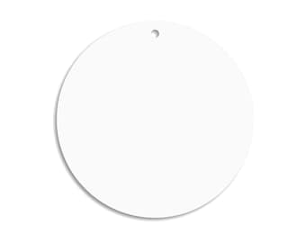 Circle Acrylic Blank - Bulk Laser Cut Clear Blanks for Vinyl - Jewelry - Key Chain