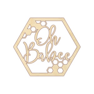 Baby Shower Decorations Girl , Oh Baby, Baby Shower Confetti, Boho