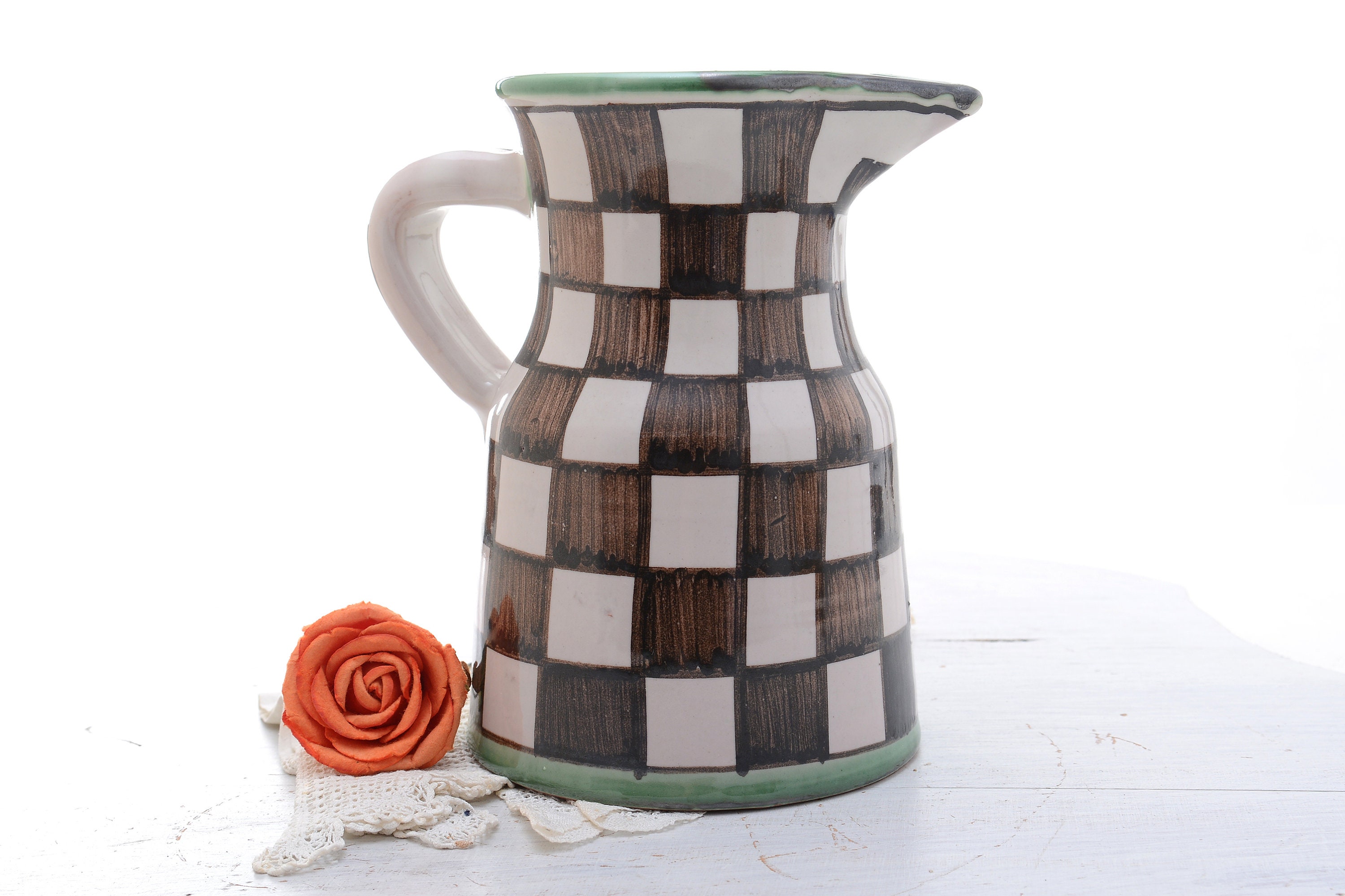 ☆ドミンゴ・パンター　スペイン陶器☆テルエル　花瓶　ヨーロッパ　陶芸家　作家作品 Domingo punter - Etsy 日本