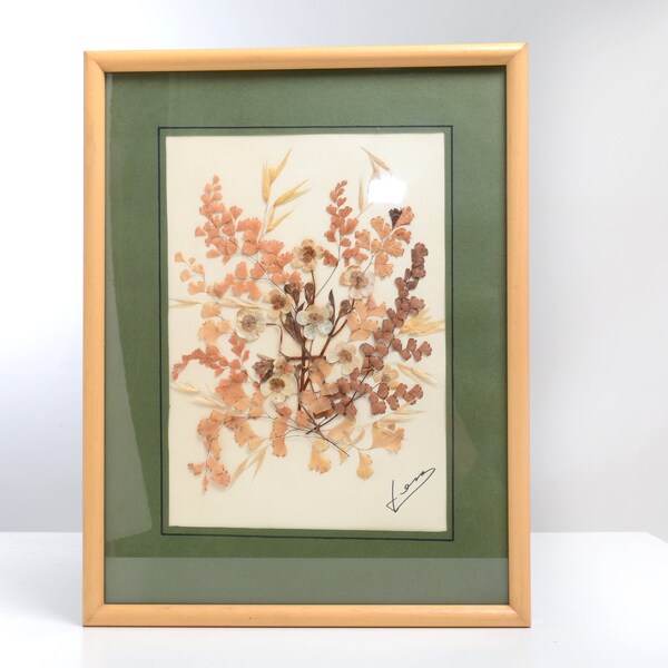 Pressed Flower Art Etsy