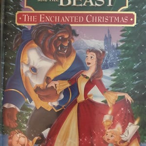 Disney&#39;s Beauty and the Beast The Enchanted Christmas VHS 1992