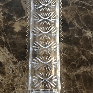 Fifth Avenue Crystal &quot;Portico&quot; 12 inch Cracker Dish