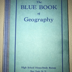The Blue Book of Geography 1926