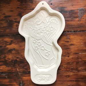 1996 Longaberger Ceramic Angel Cookie Mold