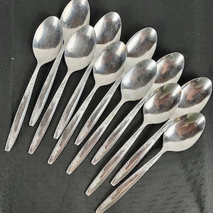 ROSEMERE Imperial Intl IIC Flatware Korea Roses Stainless MCM Dinner Spoon - Sold Individually