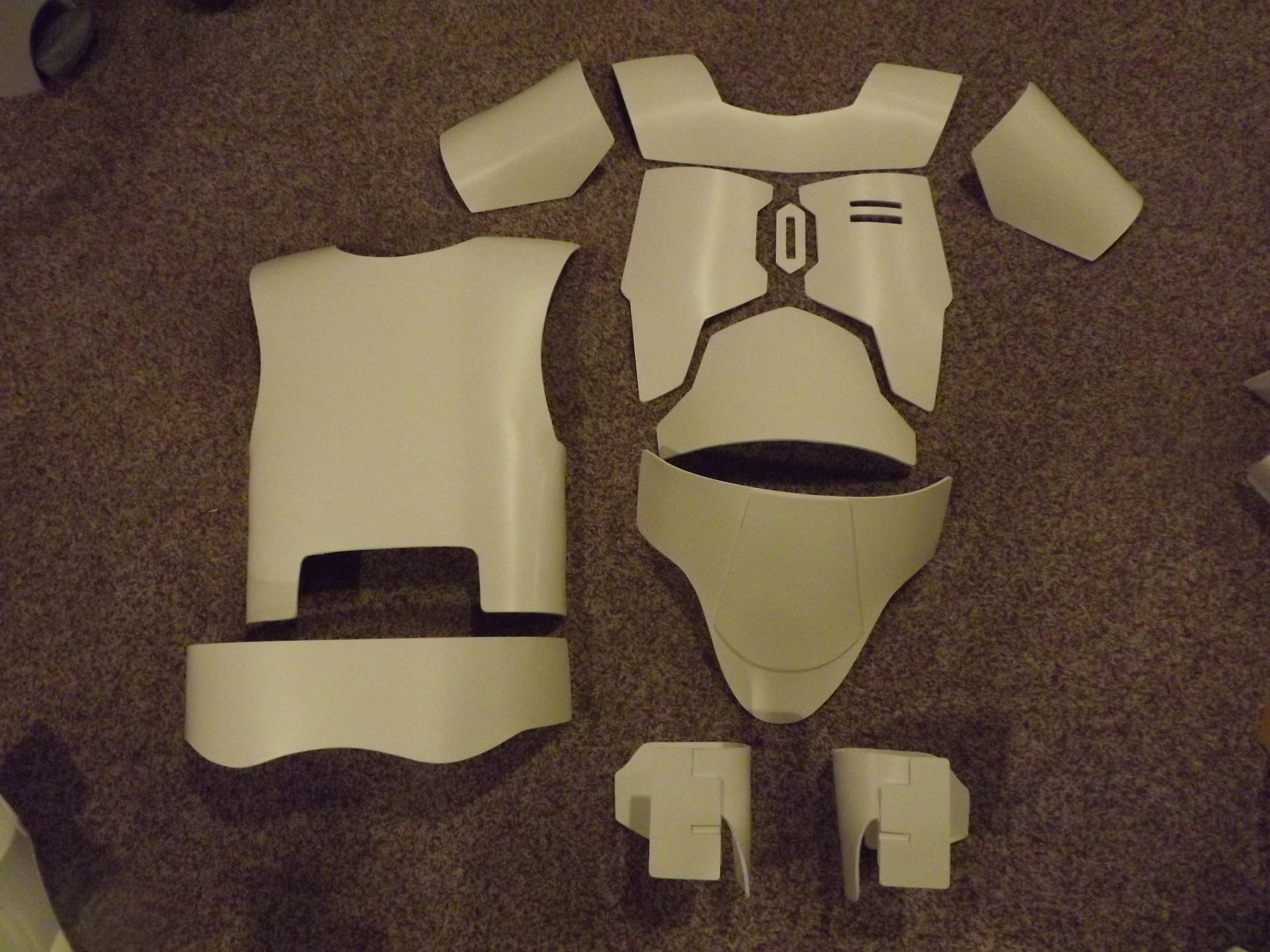 Fan Made Star Wars custom Adult Sized FULL MANDALORIAN Armor Set w/leg armor