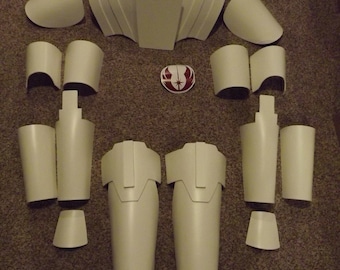 Star Wars Style Obi-Wan Kenobi Clone Wars Armor with  FREE "Jedi decal"  ****Updated!!!!