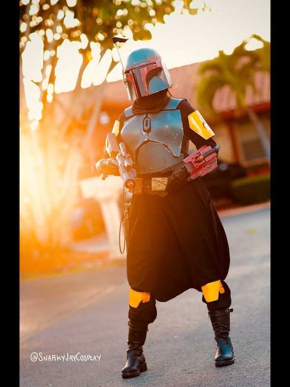 Boba Fett Womens Mandalorian Costume Boba Fett Womens Mandalorian Costume