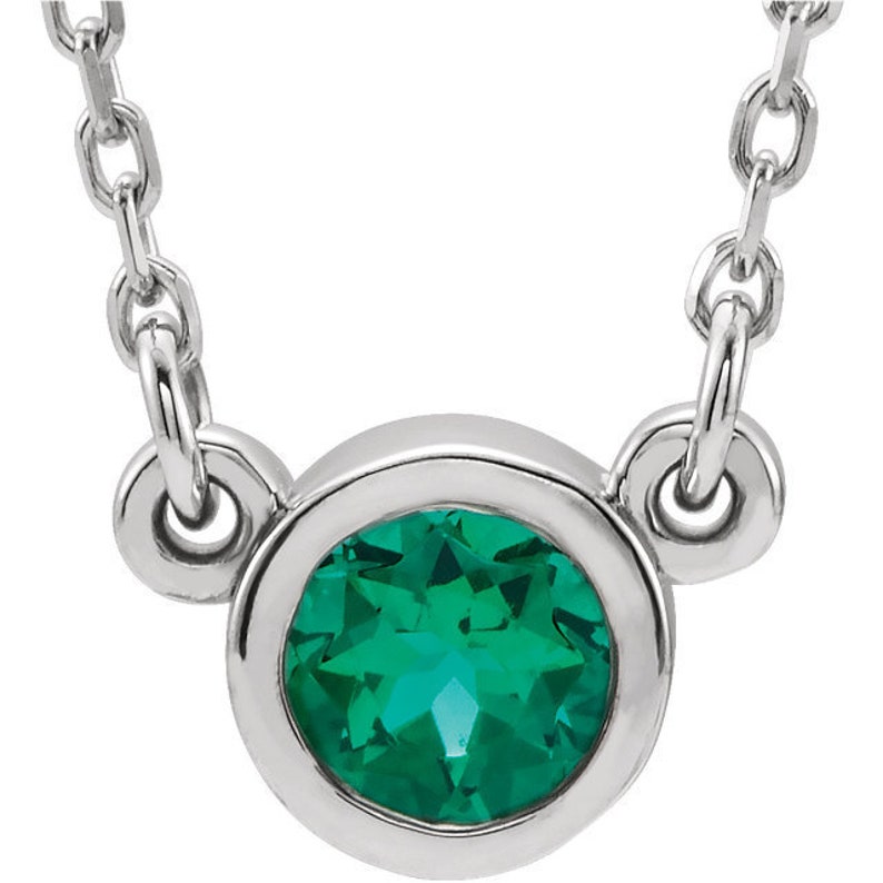 Urn Jewelry Emerald Pet Loss Cremation Jewelry -Ash Necklace -Ash Jewelry Sterling Silver Birthstone Cremation Ash Pendant