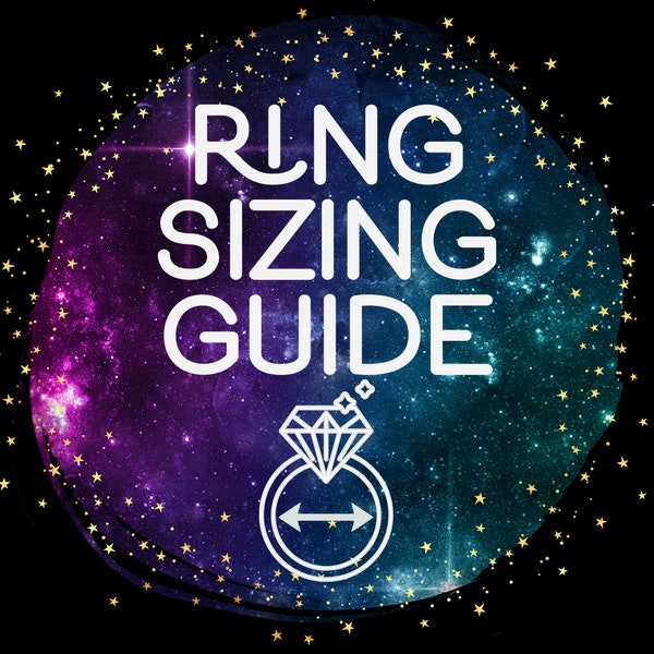 Ring Sizing Guide Digital Download - NOT A PHYSICAL PRODUCT