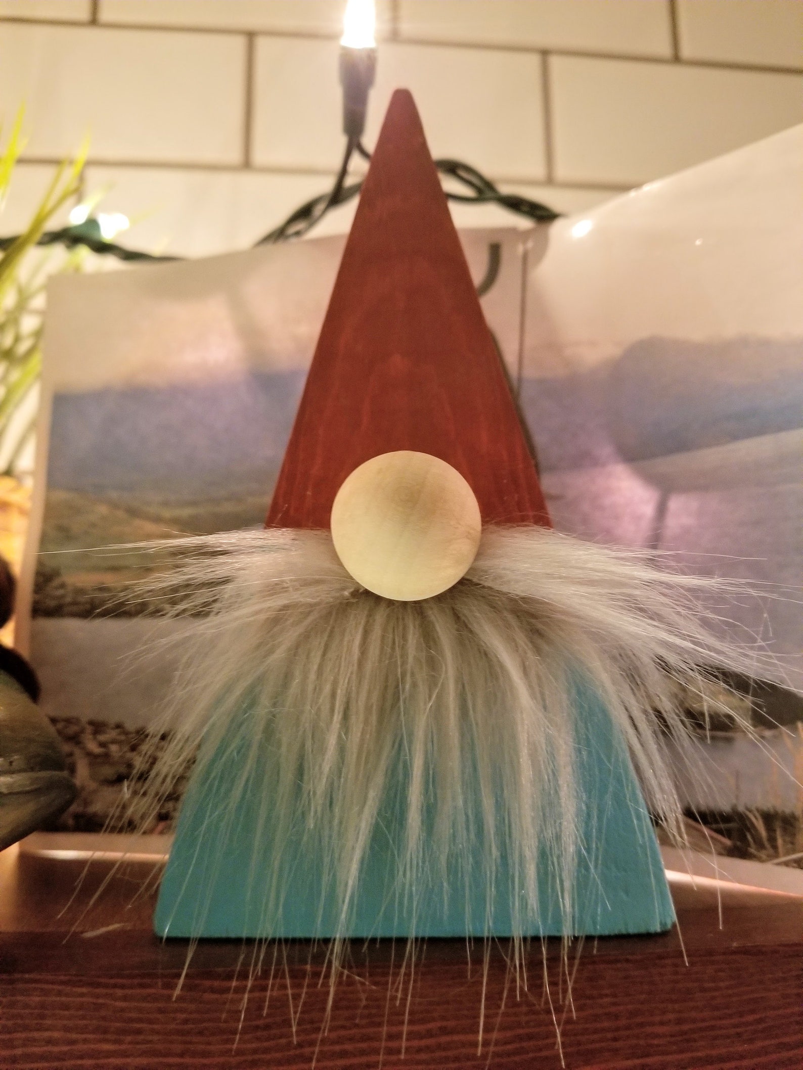 Wood Block Holiday Gnomes Etsy