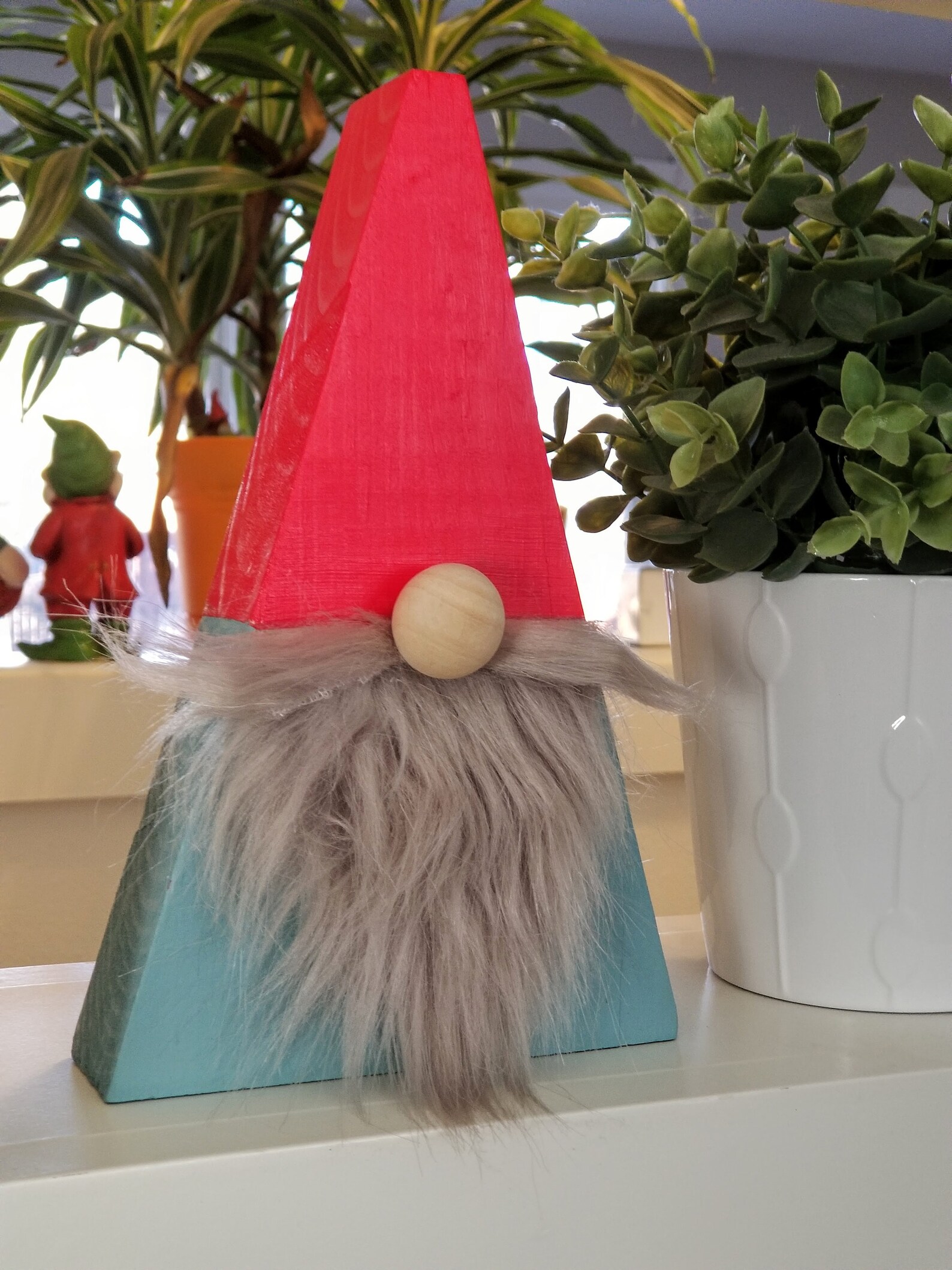 Wood Block Holiday Gnomes Etsy