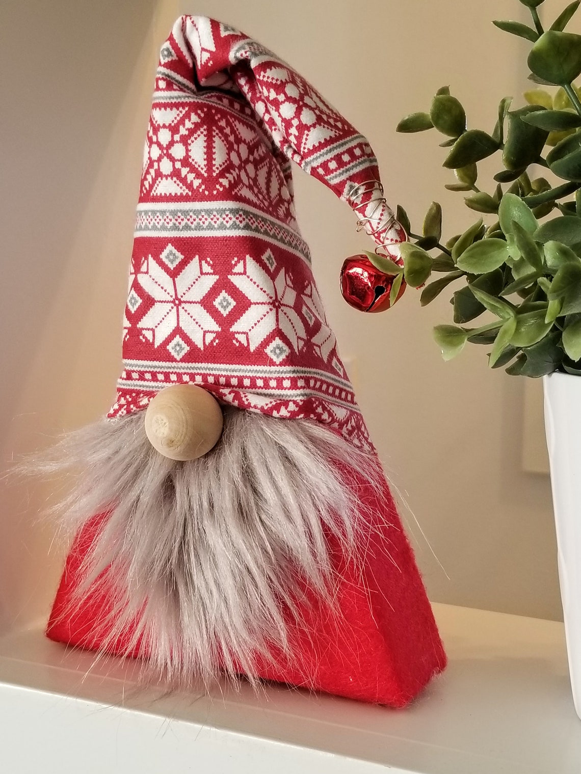 Wood Block Holiday Gnomes Etsy