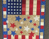 Patriotic Runner Stars and Stripes Fabric Kit