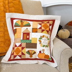 Kimberbell In All Things Give Thanks Kissen STOFF Kit
