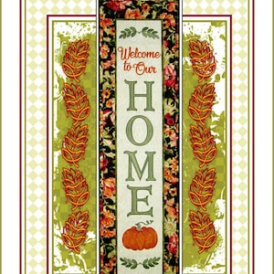 Welcome to Our Home AUTUMN Embroidery CD by Janine Babich