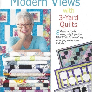 031640, Modern Views with 3-Yard Quilts, book by Donna Robertson
