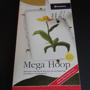 Original Husqvarna Viking Mega Hoop für Designer 1 & Designer SE, VORBESITZ