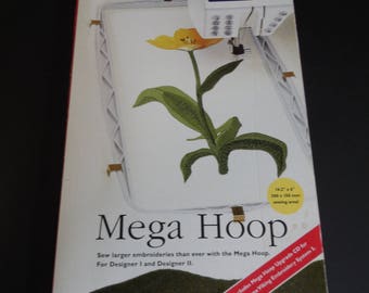 Genuine Husqvarna Viking Mega Hoop for Designer 1 & Designer SE, PRE-OWNED