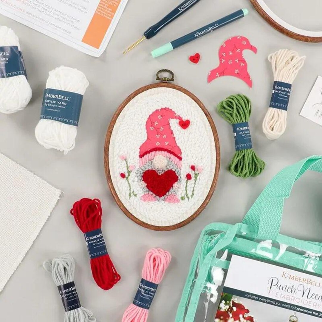 KPNK1012, Kimberbell Be My Gnomie Punch Needle Embroidery
