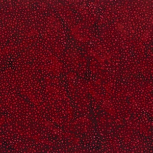 885-568, Dot Pattern Batik - Red Velvet, 44&quot;/45&quot; wide, sold by the 1/2 yard, by Hoffman
