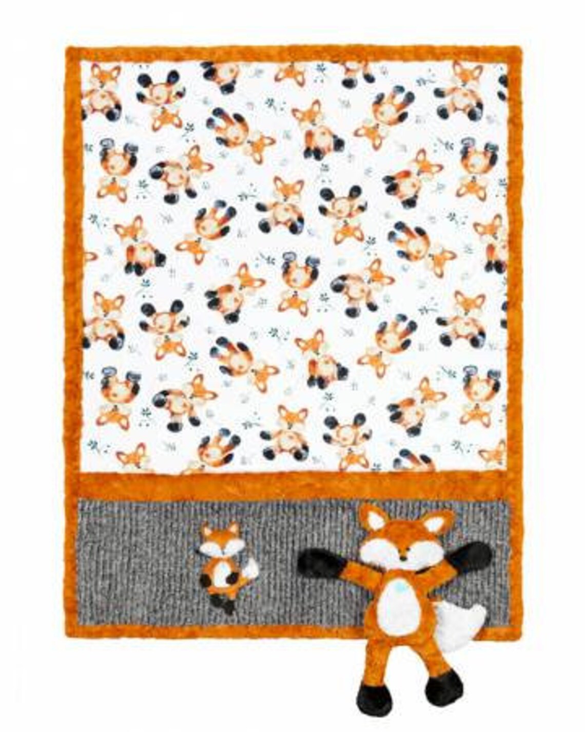 Kimberbell Felix the Fox Snuggle Quilt Kitfabrics Only Etsy