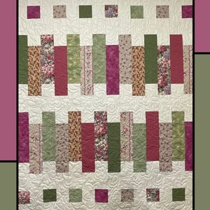 Staccato - Quilt Pattern, finished size approx. 63&quot; x 75&quot;, from Villa Rosa Designs