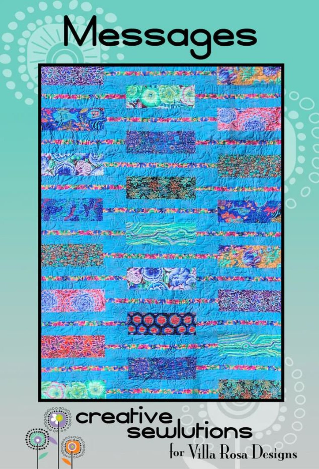 Messages - Quilt Pattern, Finished Size Approx. 61