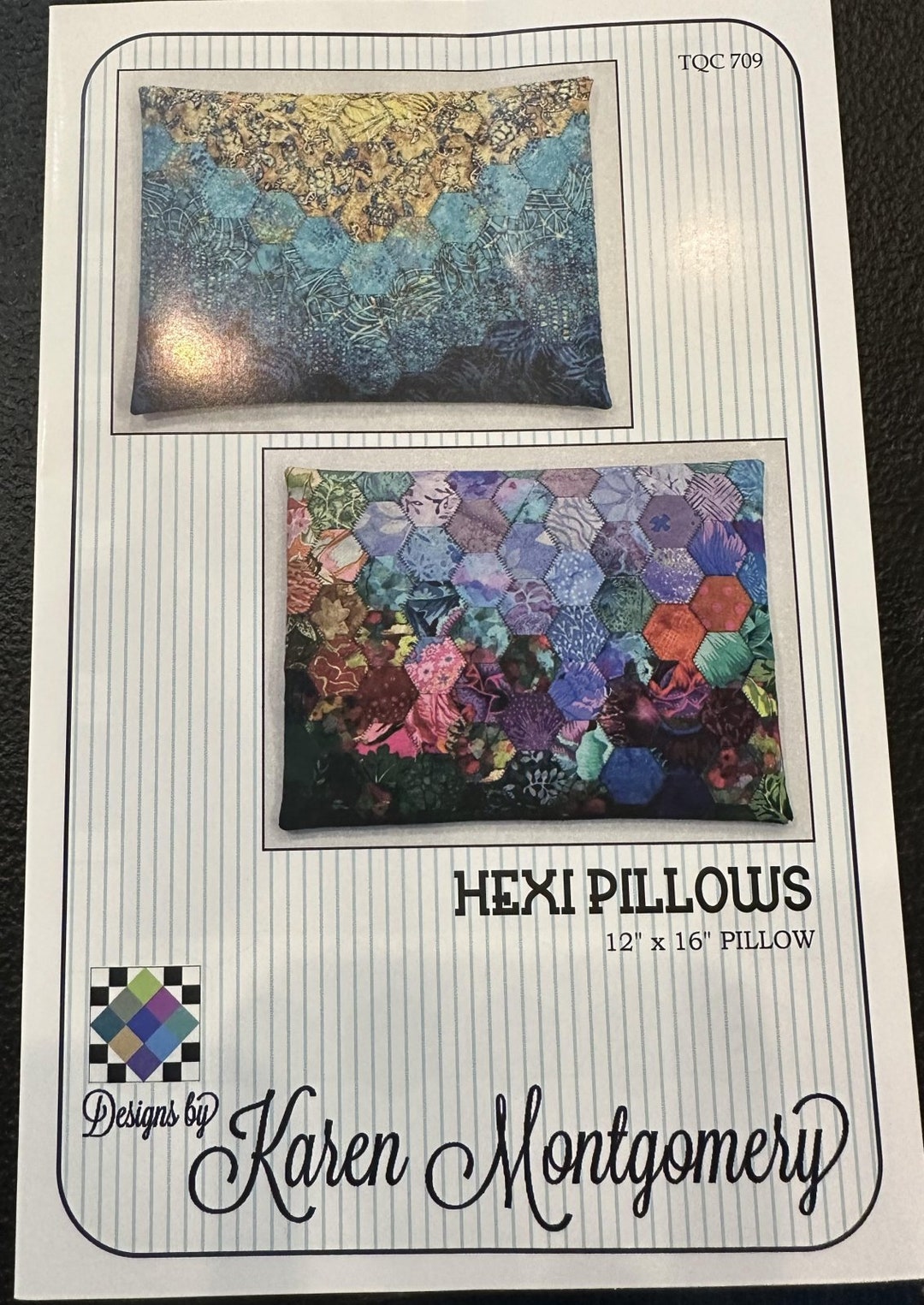 TQC-709, Hexi Pillows Pattern by Karen Montgomery - Etsy