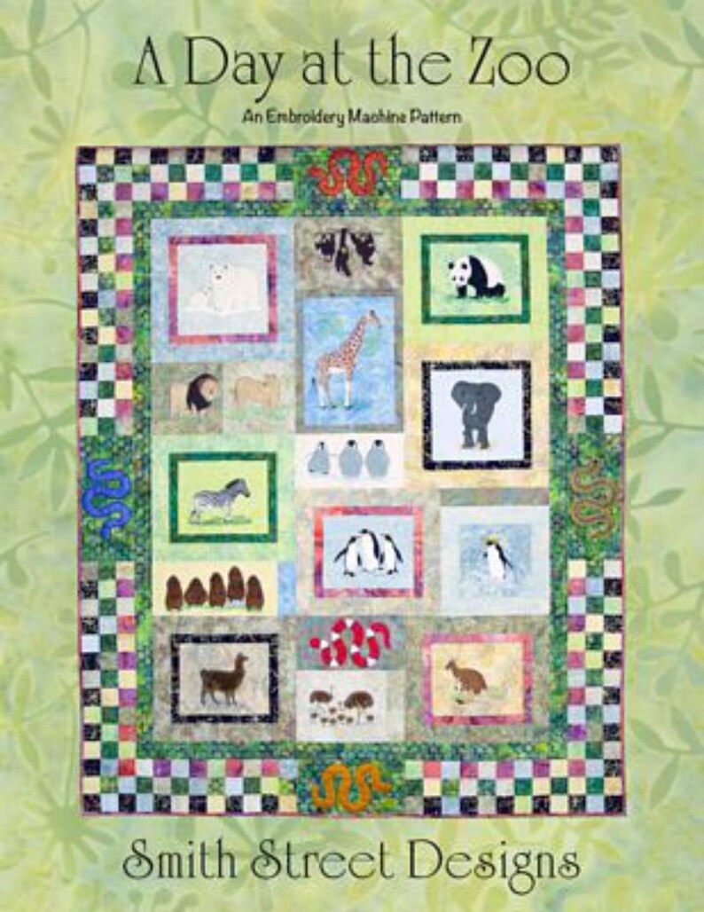 Smith Street Designs A Day at the Zoo Pattern