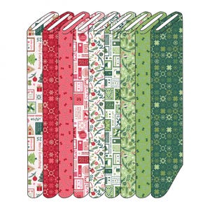 A Quilty Little Christmas by Kimberbell/Maywood Studios, 9 FAT QUARTERS