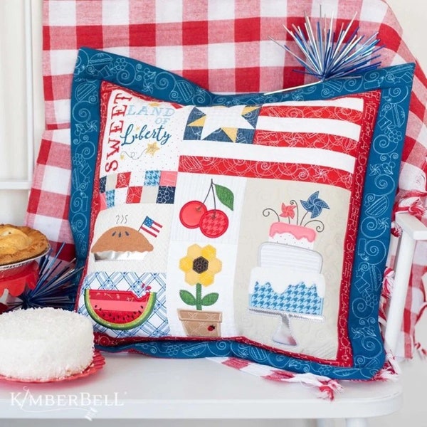 Sweet Land of Liberty Pillow KIT (fabric & embellishments!) by Kimberbell