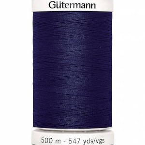 501 M-9272, Gutermann sytråd MARINBLÅ, 500 meter/547 yards