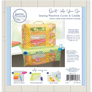 JT-1484, KIT de funda y organizador para máquina de coser Quilt As You Go