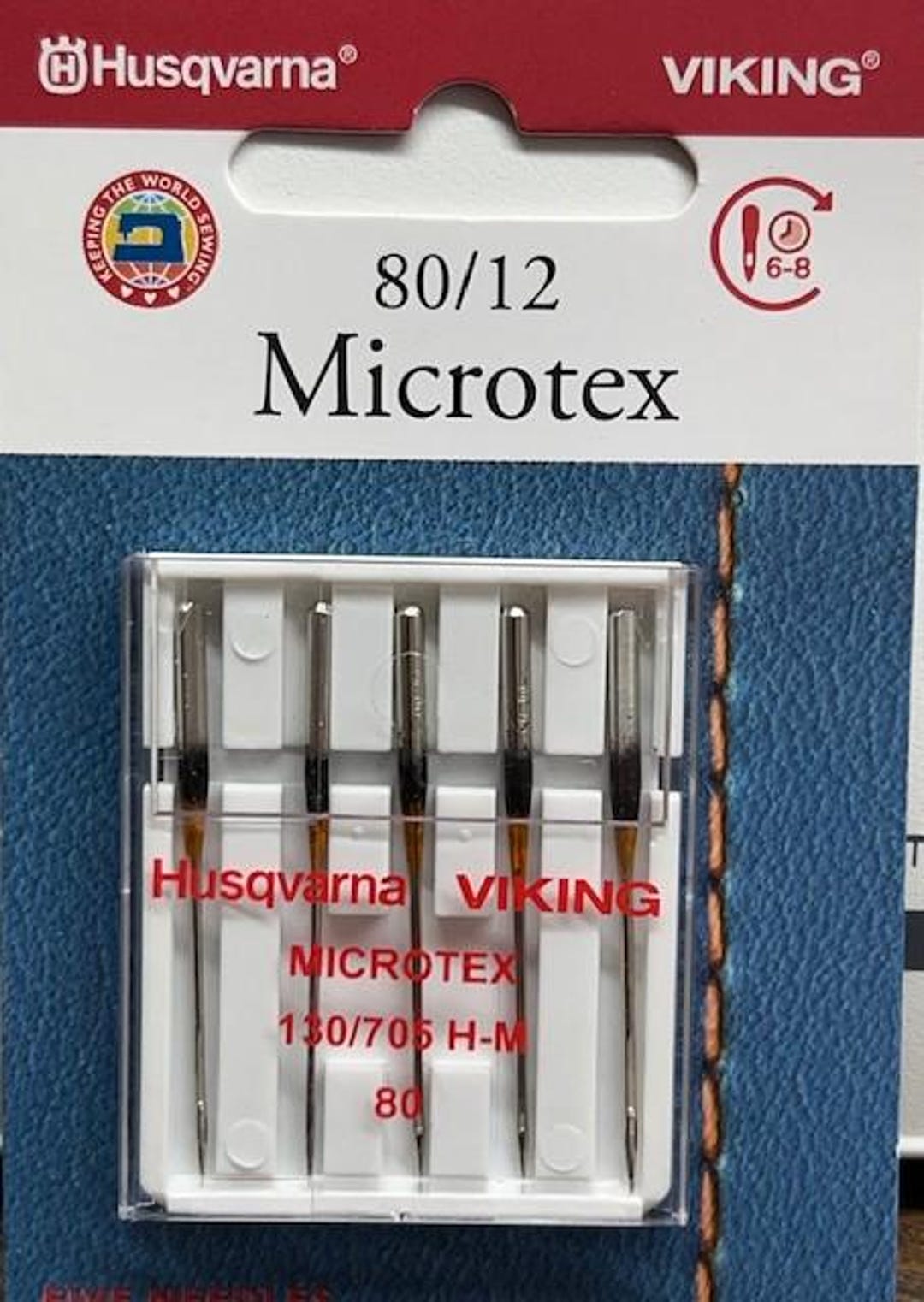 920678096、H-Vマイクロテックス針 80/12、5本入り - Etsy 日本