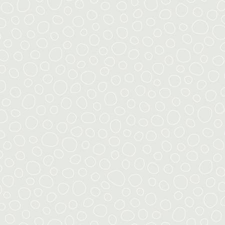 134883-W, P&B Textiles, Circles White on White, sold by the 1/2 yard