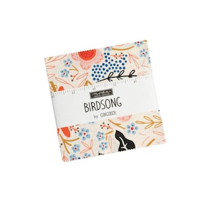 48350PP, Vogelgesang Charm Pack...42, 13cm große Quadrate