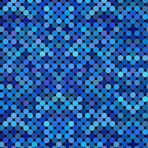 6COL-7, Colorful - Dots (Blue), 44"/45" wide, sold by the 1/2 yard, from In The Beginning Fabrics