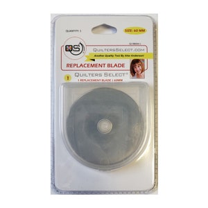 QS-RB60M-1, Quilter&#39;s Select 60 MM rotary blade, 1 blade