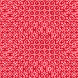 MAS9396-R, Tufted Star - Red Tonal, 44&quot;/45&quot; wide, sold by the 1/2 yard, from KimberBell