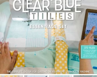 KDTL105, Clear Blue Tiles - Essentials Kit, from Kimberbell